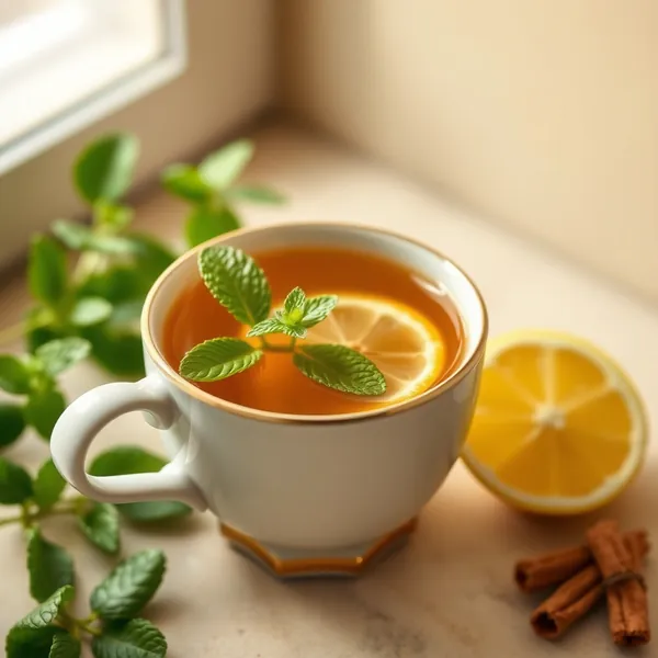 Ginger Lemon Peppermint Tea