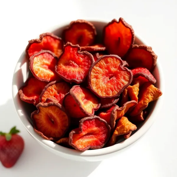Chips de Morango Sem Glúten