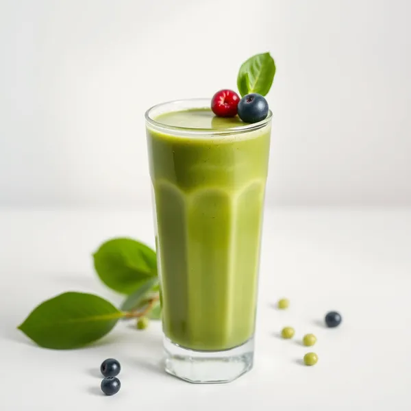 Smoothie Verde Detox all'Açaí e Latte di Piselli