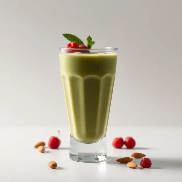 Smoothie Vert Détox Beurre d'Amande et Lait de Chanvre