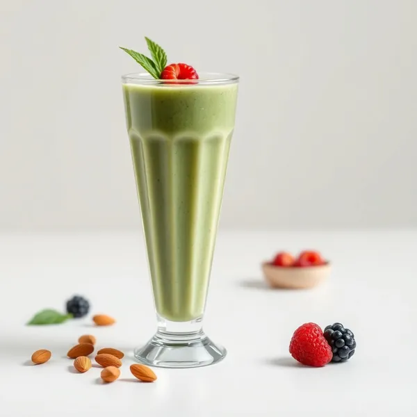 Smoothie Desintoxicante de Manteiga de Amendoim e Leite de Macadamia