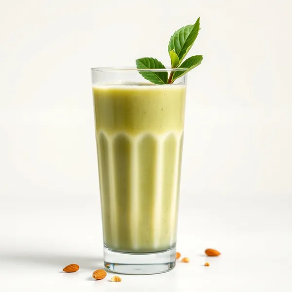Smoothie Vert Detox Beurre d'Amande Lait d'Épeautre