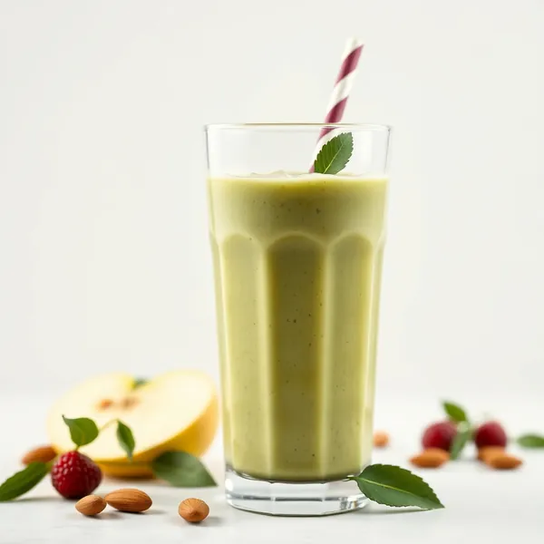 Smoothie Vert Detox Pomme et Lait d'Amande