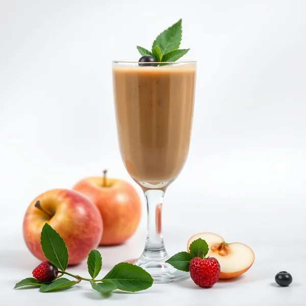 Batido Verde Detox de Manzana y Café Frío