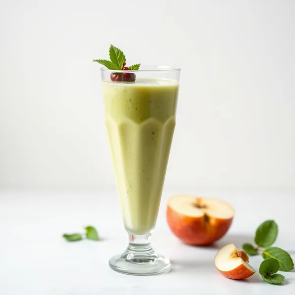 Green Detox Apple Rice Milk Smoothie