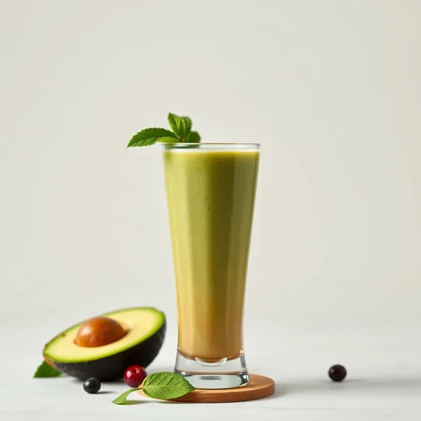 Green Detox Avocado Cold Brew Coffee Smoothie