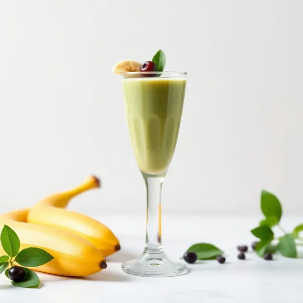Smoothie Verde Detox alla Banana e Caffè Freddo