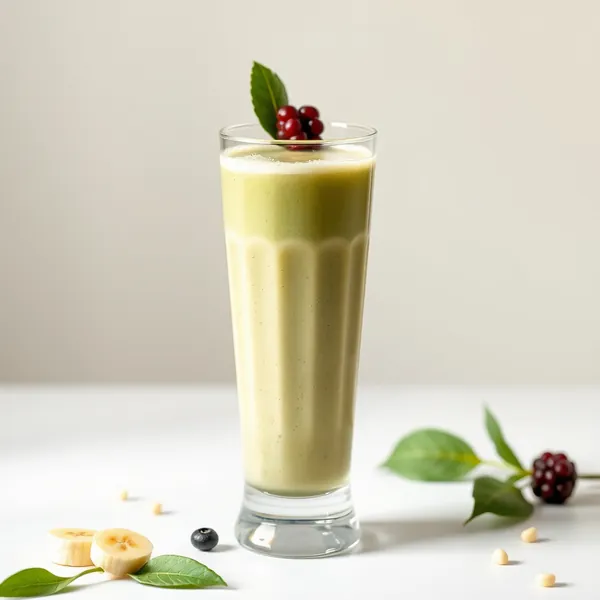 Smoothie Verde Detox alla Banana e Macadamia