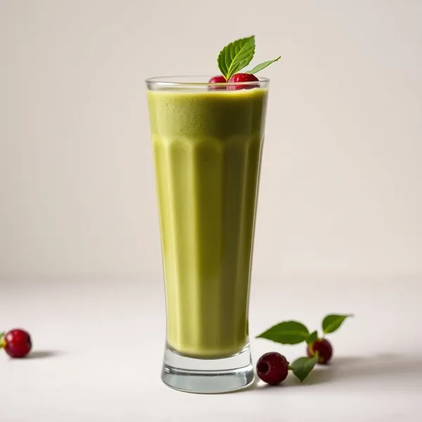 Smoothie Vert Détoxifiant à la Banane et Matcha