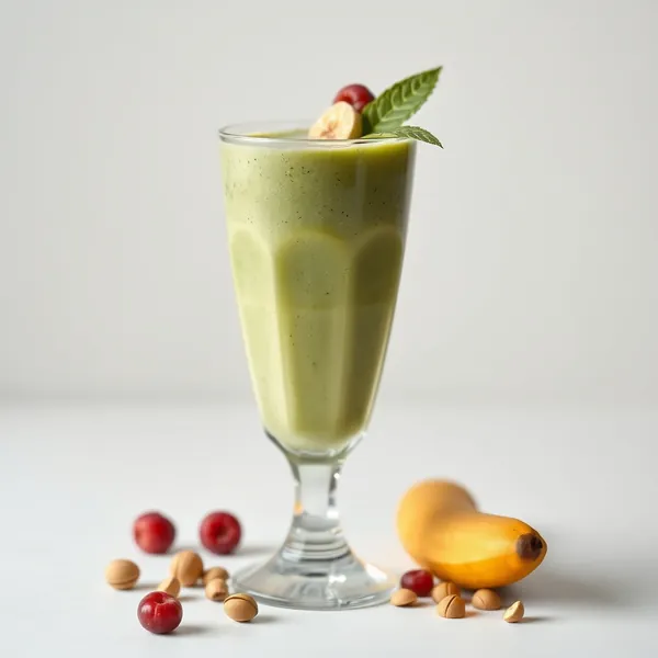 Smoothie Verde Desintoxicante de Banana y Pistacho