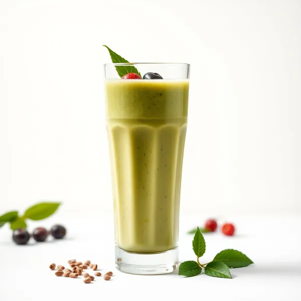 Smoothie Vert Désintoxiquant à la Banane et au Lait de Riz
