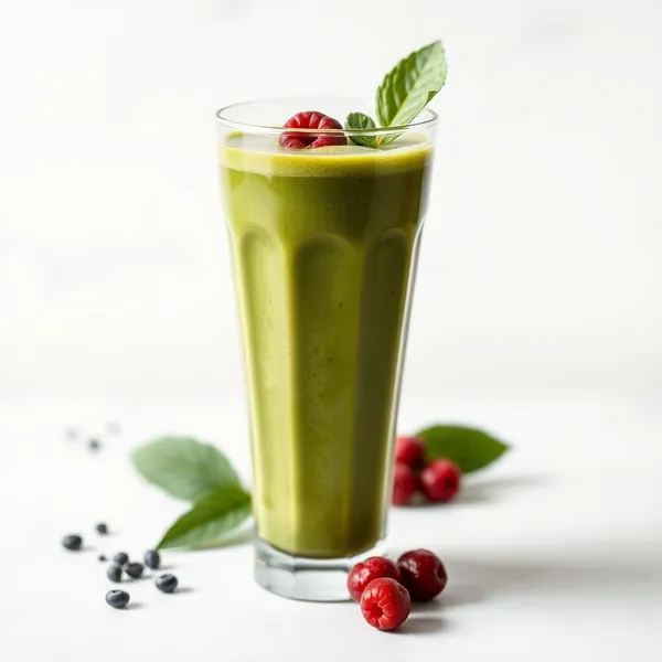 Smoothie Vert Detox au Cacao et Thé Matcha