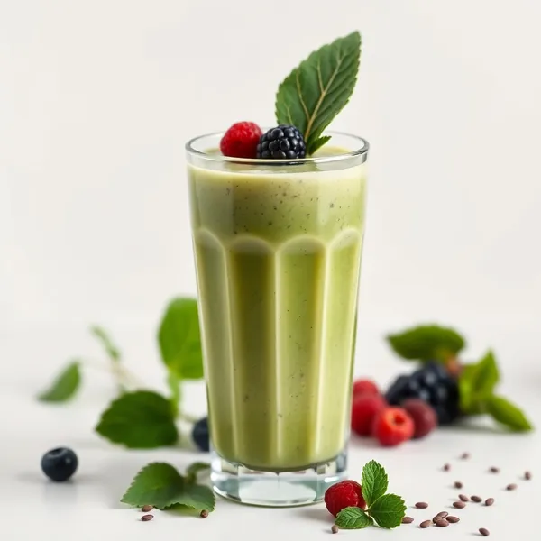 Smoothie Verde Detox con Chia e Kefir