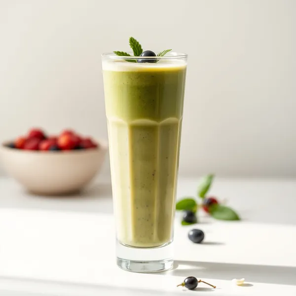 Smoothie Verde Detox con Semi di Chia e Latte di Farro