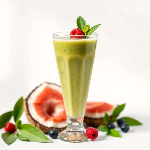 Smoothie Vert Detox à l'Eau de Coco