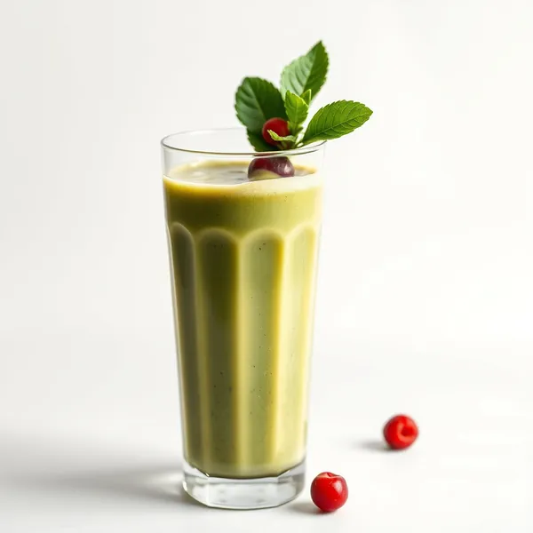 Smoothie Verde Detox al Caffè Freddo e Cocco