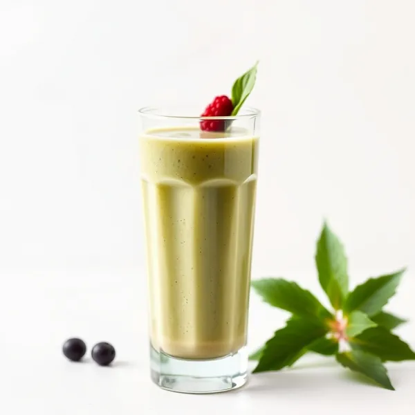 Smoothie Vert Détox au Lait de Coco et Chanvre