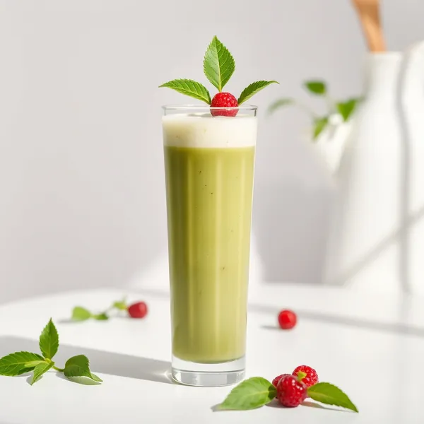Smoothie Vert Détox au Coco et Matcha