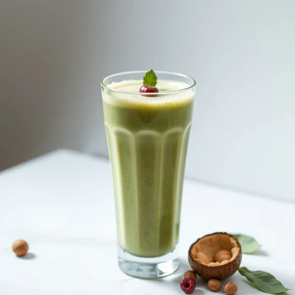 Green Detox Coconut Pistachio Milk Smoothie