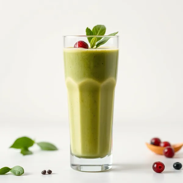 Smoothie Vert Détox au Gingembre et Lait de Chanvre