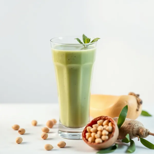 Smoothie Verde Detox allo Zenzero e Pistacchio