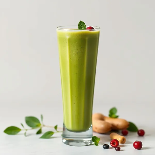 Smoothie Vert Détox au Gingembre