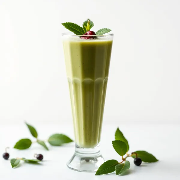 Smoothie Verde Desintoxicante de Jengibre y Arroz