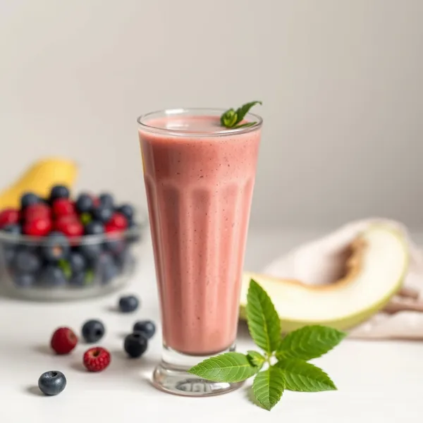Smoothie Vert Détox aux Baies de Goji et Yaourt Grec