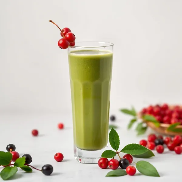 Smoothie Verde Detox con Bacche di Goji e Kefir