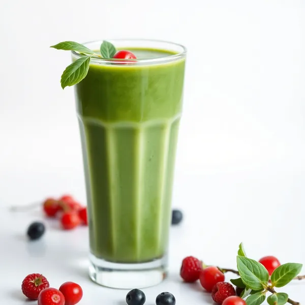 Green Detox Goji Berry Pea Milk Smoothie
