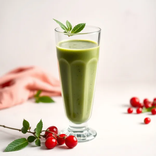 Smoothie Vert Detox aux Baies de Goji
