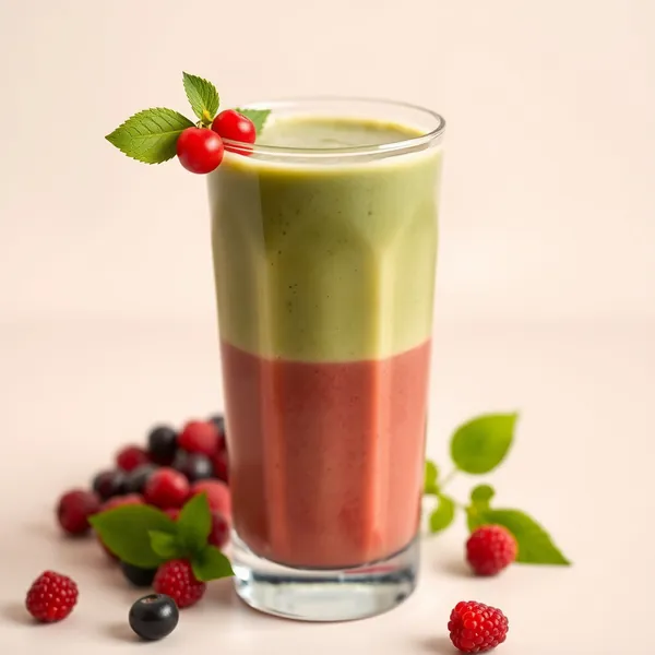 Smoothie Vert Détox aux Baies de Goji et Lait de Soja