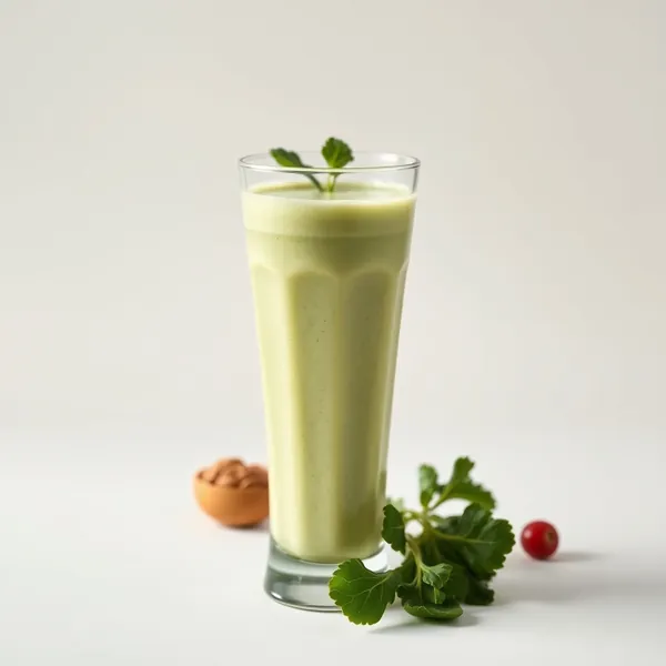 Green Detox Kale Pistachio Milk Smoothie