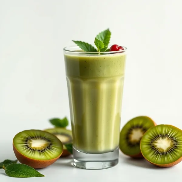 Smoothie Vert Détox Kiwi et Lait de Chanvre