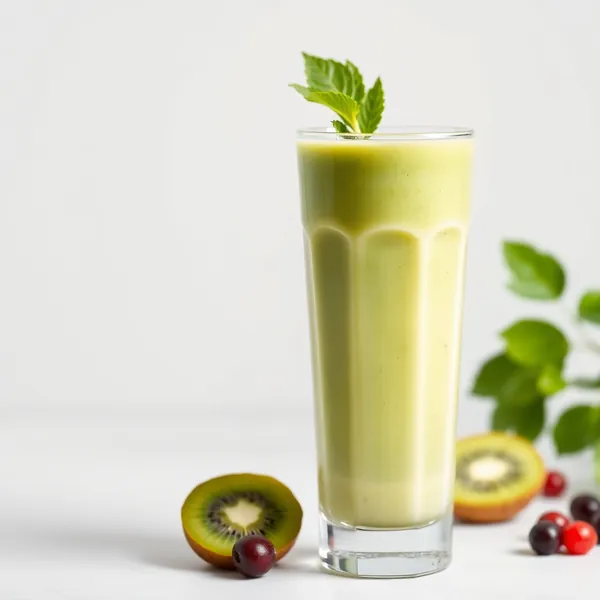 Smoothie Verde Detox Kiwi e Latte di Kefir
