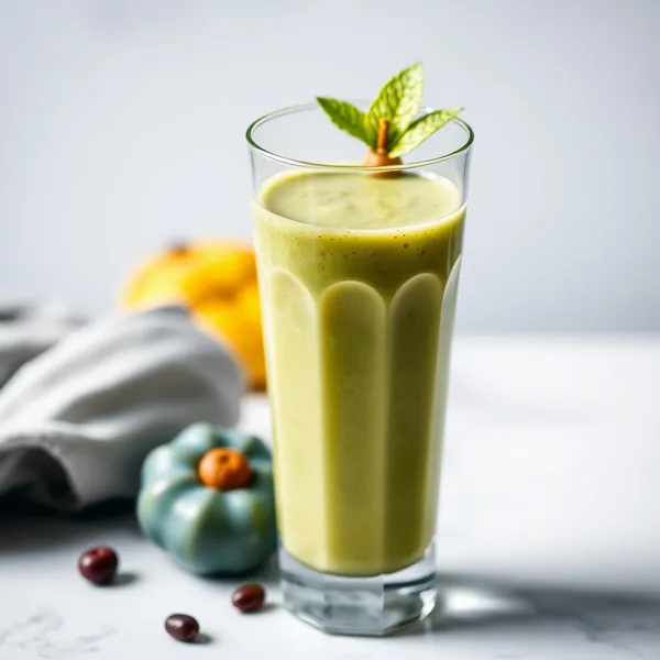 Smoothie Verde Detox Mango e Macadamia