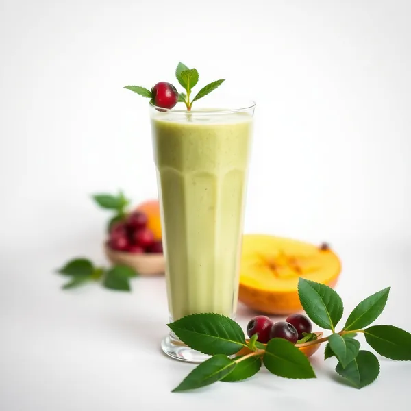 Green Detox Mango Spelt Milk Smoothie