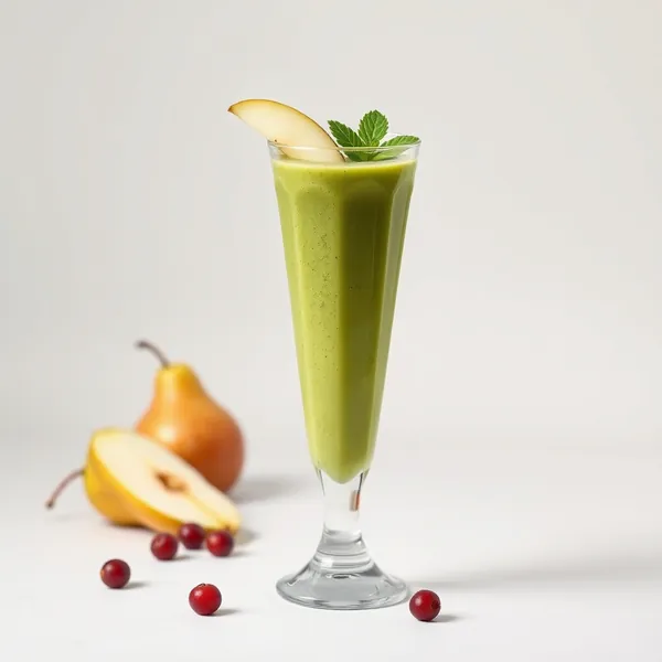 Batido Verde Detox de Pera y Manzana