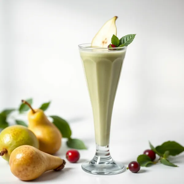 Smoothie Vert Détox à la Poire et au Lait de Cajou