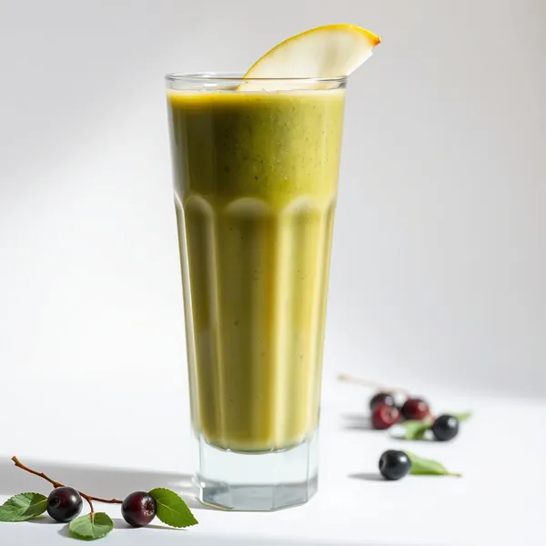 Green Detox Pear Cold Brew Coffee Smoothie