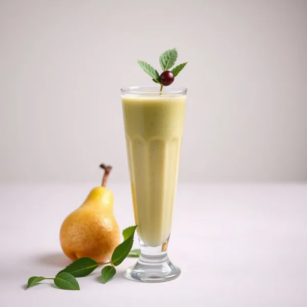 Green Detox Pear Macadamia Milk Smoothie