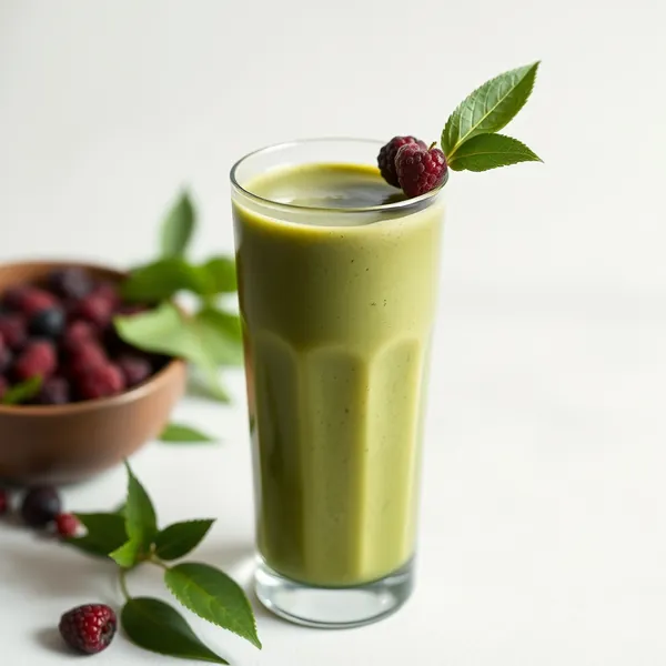 Smoothie Vert Detox avec Protéine et Matcha