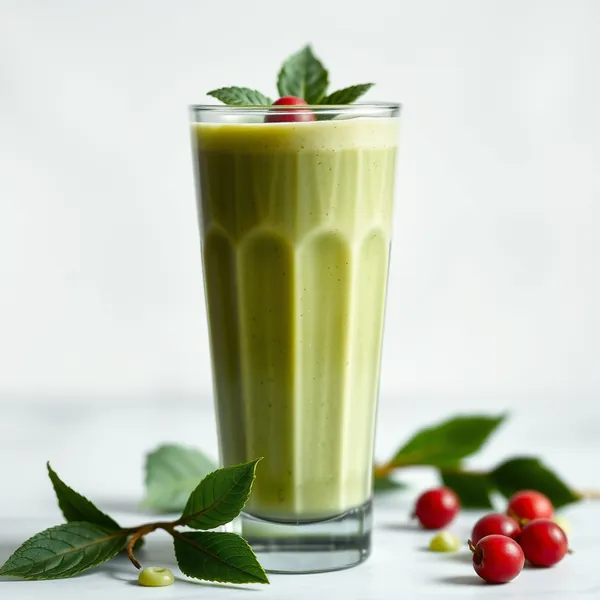 Batido de Proteína de Ervilha e Desintoxicação Verde