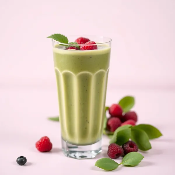 Smoothie Verde Detox Lampone e Piselli