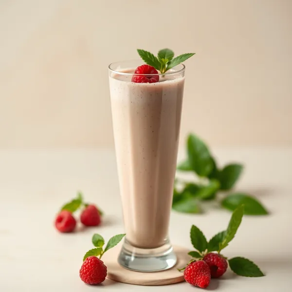 Smoothie Vert Détox Framboise et Lait d'Épeautre