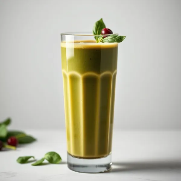 Smoothie Verde Detox con Spinaci e Caffè Freddo
