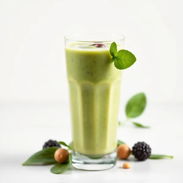 Smoothie Vert Détox Épinard et Noisette
