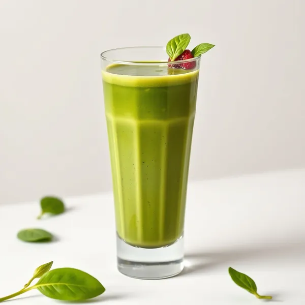 Smoothie Vert Detox aux Épinards et Matcha