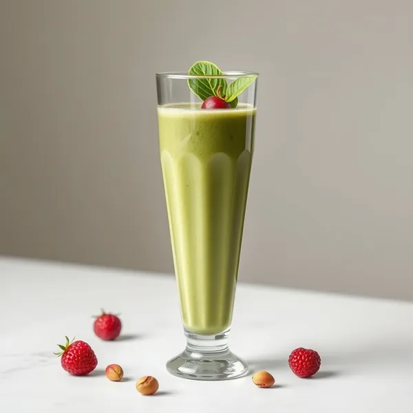 Smoothie Verde Detox di Spirulina e Latte di Pistacchio