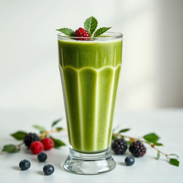 Green Detox Spirulina Spelt Milk Smoothie